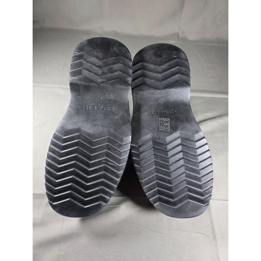 COACH Men's Sculpted C Chukka Boot in Suede black Size 6B - Picture 4 of 8